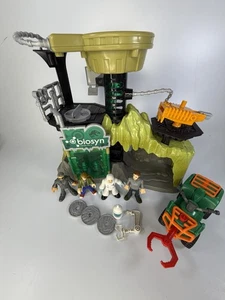 Fisher-Price Imaginext Jurassic World Park Toy Biosyn Dinosaur Lab Playset Lot - Picture 1 of 6