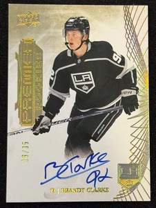 Brandt Clarke 2022-23 Premier Base Gold Auto Rookies /35 - Picture 1 of 2