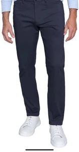 English Laundry Herren 4-Wege Stretch Stoff gerade Passform Hose, blau Größe 36x29 - Bild 1 von 4