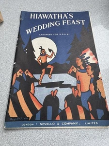 Hiawatha's Wedding Feast Sheet Music Solo, Chorus & Orchestra. Novello & Co - Picture 1 of 6