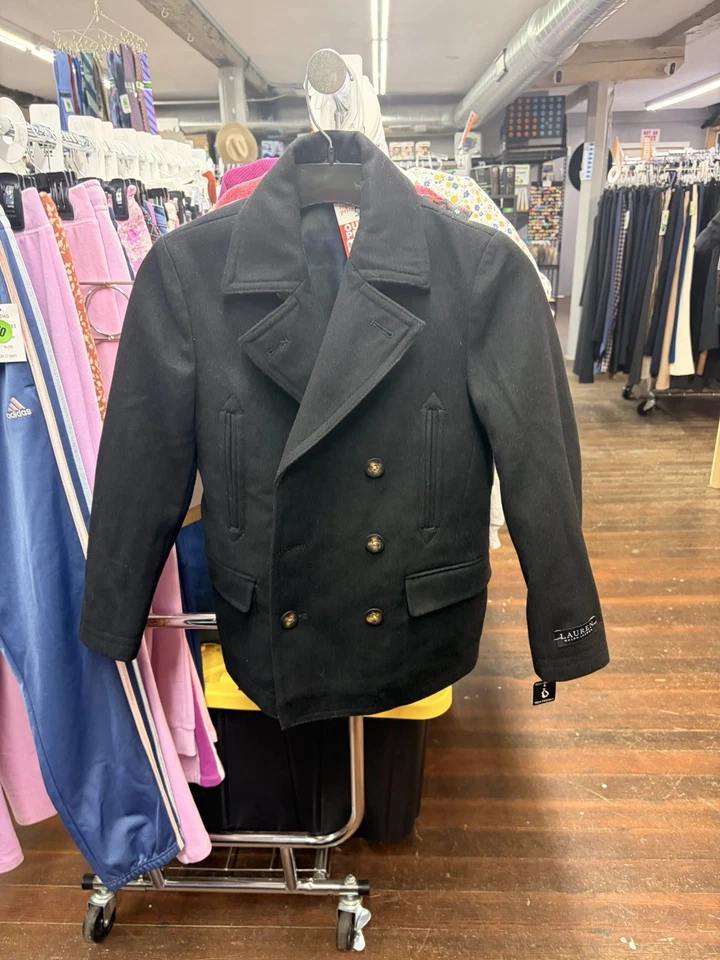 Abrigo Ralph Lauren Pea 8R Nuevo Con Etiquetas Negro  Foto 1 de 1