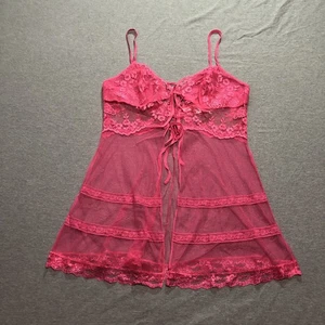 Victoria's Secret Babydoll Lingerie Women's S Floral Laced Romantic Fairy Barbie - Picture 1 of 8