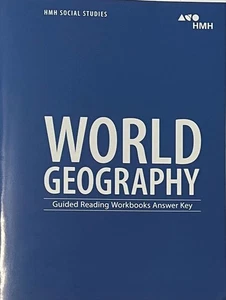 HMH Social Studies World Geography Guided Reading Workbook Answer Key - Picture 1 of 1