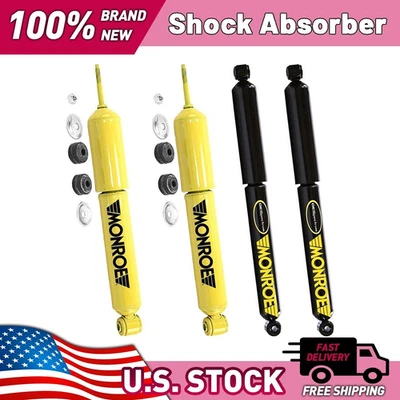 Front Rear Shock Absorbers Monroe fits 1992 1993 1994 1995 1996 Ford F-250 4.9L - Image 1 of 4
