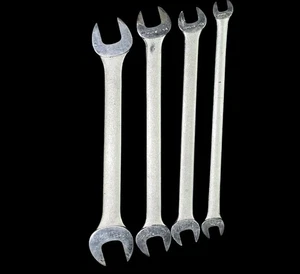 Vtg lectrolite Open Ended Wrenches Lot 4 Thin 7/15 9/16 11/16 7/8 - Picture 1 of 8