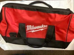 New Milwaukee M18 M12 17” x 11” x 10” Contractors Tool Bag w/ 6 Inside Pockets - Picture 1 of 2