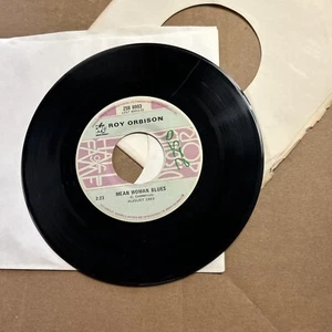 Roy Orbison Blue Bayou/Mean Woman Blue Hall of Fame 45 - Picture 1 of 4