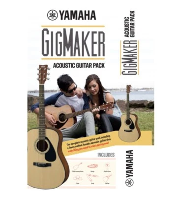 Yamaha Gigmaker Acoustic Guitar Pack GMAGPACKSTDIII With Gig Bag - image 1 of 3
