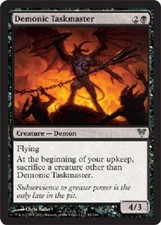 DEMONIC TASKMASTER X4 4 4X Avacyn Restored MTG Magic the Gathering Cards DJMagic