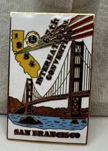 RARE 1984 Vtg Lions Club International Pin 67th Convention San Diego Enameled - Picture 1 of 5