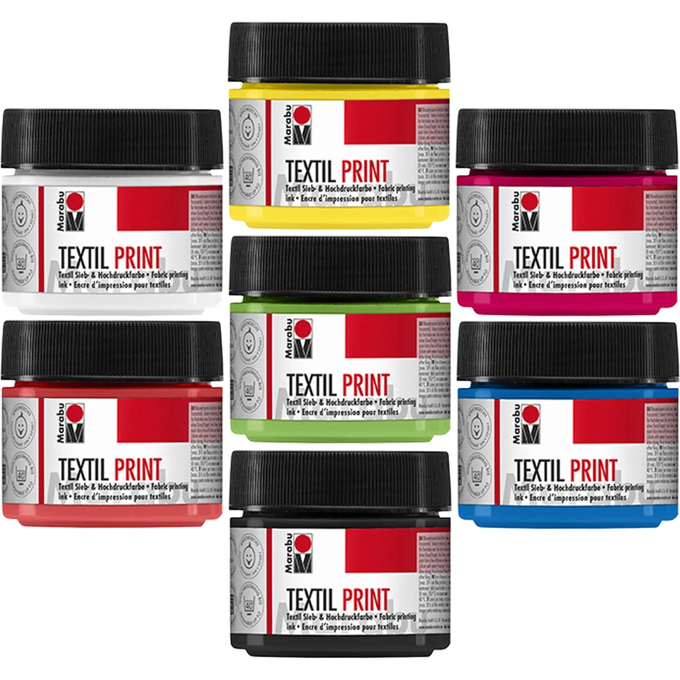 Marabu Textil Print 100 ml - 7 colori a scelta -
