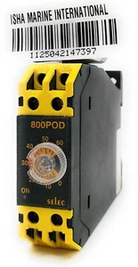 Selec 800POD-ON-60S Din Rail True Power Off Delay Analog Timer IMI - Picture 1 of 10