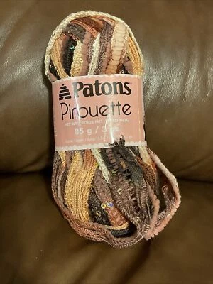 Patons Pirouette Scarf Yarn ~ Sienna Sparkle - Image 1 of 4