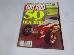 JANUARY 1998 HOT ROD MAGAZINE 50 YEARS OF HOT ROD BIGGEST ISSUE EVER ! - Picture 1 of 19