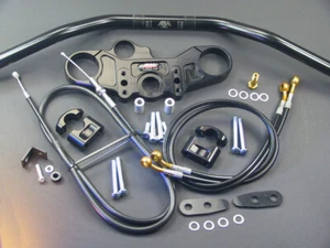 ABM Superbike Lenker-Kit YAMAHA YZF-R1 (RN01) | 98-99 | schwarz - Picture 1 of 4