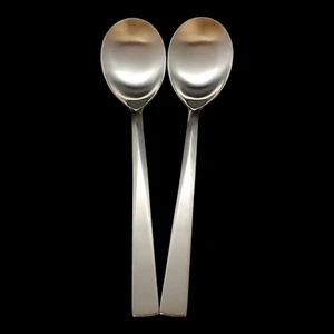 2 Reed & Barton Asbury Zuckerlöffel Teelöffel - 18/10 Edelstahl satiniert - Bild 1 von 4