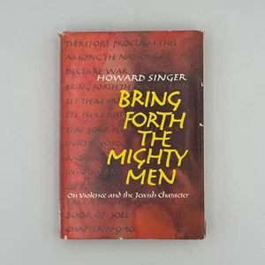 Bring Forth the Mighty Men by Howard Singer Signed 1st Edition Jewish Israel - Imagen 1 de 11