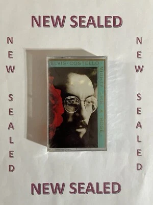SEALED ELVIS COSTELLO MIGHTY LIKE A ROSE CASSETTE - Image 1 of 2