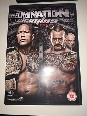 WWE: Elimination Chamber 2013 DVD The Rock & CM PUNK - UK Pal issue - Image 1 of 2