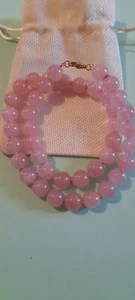 Collana perle quarzo rosa - Foto 1 di 8