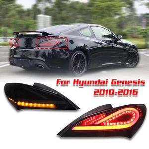 Lámpara trasera LED roja ámbar apta para Hyundai Genesis Coupe 2010-2016 con freno trasero - Imagen 1 de 12