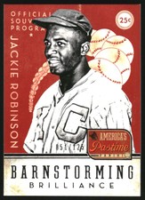 2013 Panini America's Pastime Barnstorming Brilliance #2 Jackie Robinson /125