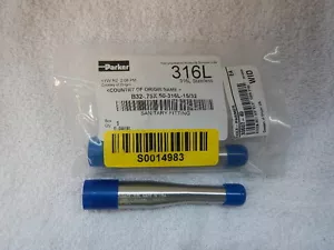 PARKER 316L ACERO INOXIDABLE ABRAZADERA SANITARIA REDUCTOR CONCÉNTRICO 15RA .75""X .5"" NUEVO - Imagen 1 de 3