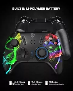 EasySMX Wireless Gaming Controller for Windows PC/Steam Deck/PS3/Android - Picture 1 of 3
