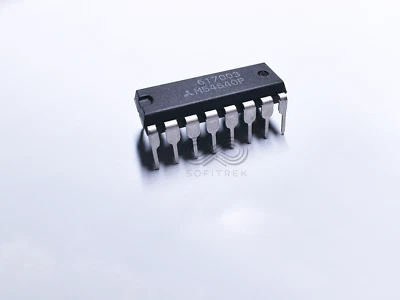 1X M54640P Mitsubishi Bipolar Stepper Motor Driver IC 10‑40 V 800mA DIP‑16 - Image 1 of 3