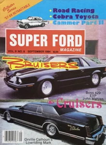 Super Ford Magazine February 1984 - 1958 Fairlane 500 Club Victoria, 1968 Torino - Picture 1 of 7