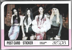 AESPA [Juego de tarjetas postales 12P/pegatinas 3P] Colección K-POP 2024.03 - Imagen 1 de 3