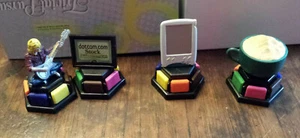Tokens & wedges from Trivial Pursuit 90s Time Capsule edition - Coffee, Grunge - Picture 1 of 1
