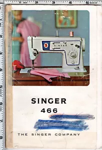 Besitzer Bedienungsanleitung Original-Zubehör-Hersteller Original ©1975 SINGER Stylist Modell 466 - Bild 1 von 2