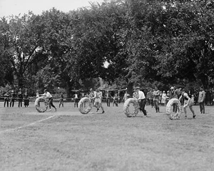 Doughnut Tube Race 1922 Vintage 8x10 Reprint Of Old Photo - Bild 1 von 1