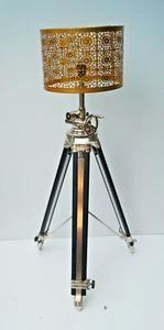 Beautiful Black Tripod Adjustable floor Lamp Stand Without Shade Home Decor - Picture 1 of 8