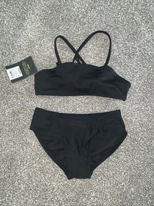 NWTgirls Art Class Black Bikini Swimsuit Size XS 4/5 - Picture 1 of 2
