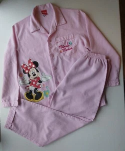 Disney Minnie Mouse Set 2 Pezzi Pantaloni Pigiama Bambina Taglia XL - Foto 1 di 9