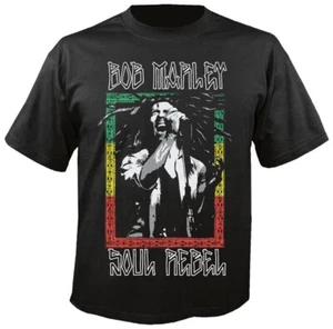 BOB MARLEY - Soul Rebel - T-Shirt - Foto 1 di 1