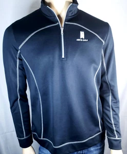 Clique Arcis Golf Resort Pullover Quarter Zip Black Jacket size XL - Picture 1 of 8