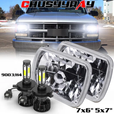 Lo más nuevo para GMC C4500 C5500 C6500 C7500 C8500 Topkick 7x6" faros LED HI/LO Foto 1 de 4