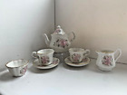 Vintage Nursery Ware - Bone China Tea Set for Two - Hand Decorated