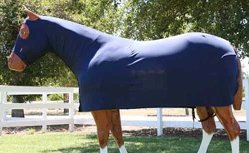 Lençol de lycra corpo inteiro cavalo com tampa de pescoço pequeno (68-72") - Imagem 1 de 1