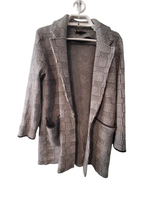 J Crew Sophie open sweater blazer womens XS Glen Plaid wool blend - Image 1 of 3