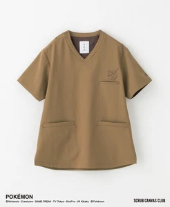 Pokemon Unisex Scrub Top Pikachu Eevee Snorlax Kanto Starters – XXS–XL - Picture 1 of 23