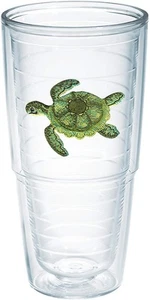Green Turtle Made in USA Double Walled Insulated Tumbler Travel Cup Keeps Dri... - Picture 1 of 8