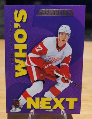 Simon Edvinsson Who's Next #WN-SE 2023-24 UD Credentials Detroit Red Wings - Image 1 of 2