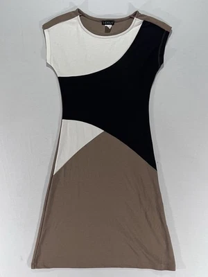 Vestido Venus Color Block Talla XS Manga Corta Hasta la Rodilla Foto 1 de 4