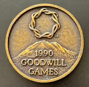 1990 Goodwill Games Seattle Washington Medal Token WA  - Picture 1 of 2