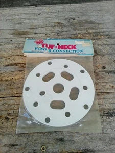 NOS White Tuf Neck BMX Power Disc USA Old School BMX Spider 80s Freestyle Tiger - Picture 1 of 4
