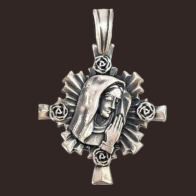 Colgante de peltre con bisagras BICO Australia diseño urbano tribal MARY E306 2" Foto 1 de 4